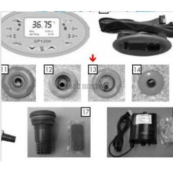 Enjoliveur de buse rotative SF-D95 gris, les 5 ( Dispo épuisement Stock )