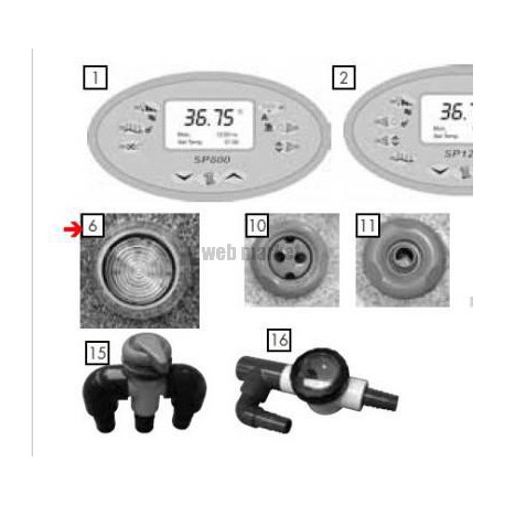 Projecteur à LED SF-D74, complet ( Dispo épuisement Stock )