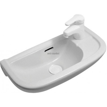 Lave-mains LINEA Lg : 50 cm Céramique blanc Réf. 00109000000
