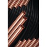 Barre de cuivre NF diamètre 1 longueur 4m épaisseur 1mm ACU106
