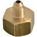 Raccord en laiton pour bouteilles gaz 08x13 mâle