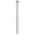 Elément droit 100 cm DUALIS FLEXCONDENS pour chaudières gaz ou fioul diamètre 80 réf. 27080505