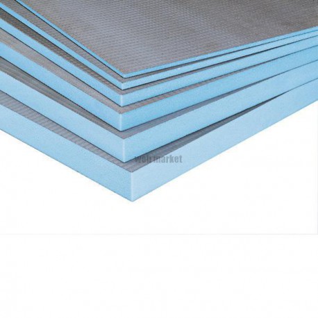 Panneau de construction wedi XL - polystyrène extrudé - ép. 12,5 mm - 2,5x0,9 m
