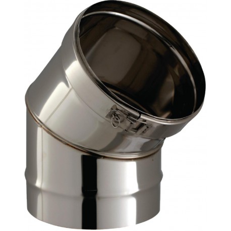 Coude 45° CONDENSOR diamètre 200 mm EC 45 200 CD / réf. 44200021