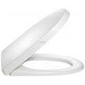 Abattant ODEON UP Thermodur à descente progressive déclipsable, avec charnières métal inox, blanc réf. 8409K-00