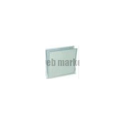 ALDES Grille reprise dalle de plafond 600x300 blanche mailles carrées filtre AC174Z