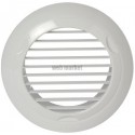 Grille plastique fixe BIO Design rectangulaire 60 m³/h D 80 mm - blanc