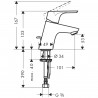Mitigeur de lavabo Focus 70 CoolStart réf. 31539000