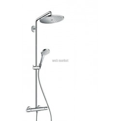Colonne de Douche Showerpipe Croma 280 mitigeur thermostatique douche chromé Réf. 2679000000