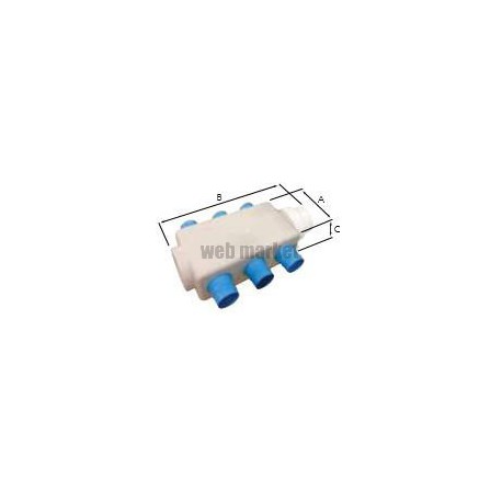 Neocd 160/80 r - caisson de distribution pour conduits souples reprise air vicie