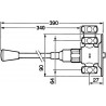 Robinet à commande fémorale Presto 712 - commande L. 390 mm