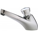 Robinet de lavabo P605 S fixation sur plage eau froide système anti blocage arrivé mâle 15 x 21 NF réf. 64612
