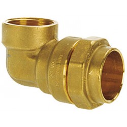 Coude 90° Type 122 Laiton Femelle diamètre : 20x27 DN : 25 réf. 563254