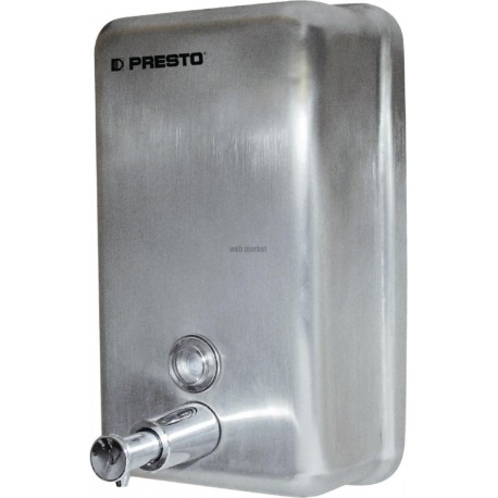 Distributeur de savon mural en inox brossé réf. 70632