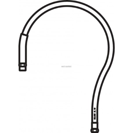 Flexible grande cuisine femelle 15 x 21 femelle 15 x 21 L 120 blanc : réf. 433120