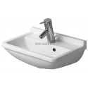 Lave-mains STARCK 3, 45 x 32, avec trop-plein et plage de robinetterie, Blanc Réf. 0750450000