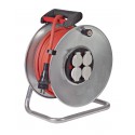 Enrouleur 4 prises + disjoncteur thermique lumineux standard 25 Lg : 25 m Réf. 1207941