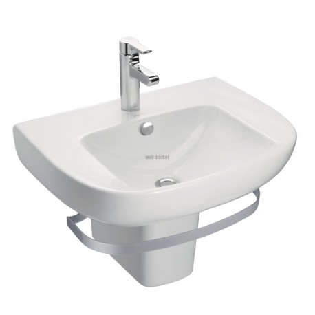 Cache-siphon pour plan-vasques et lavabos ODEON UP E4700, E4730, E4731, E4732, E4736, E4737, blanc réf. 18566W-00