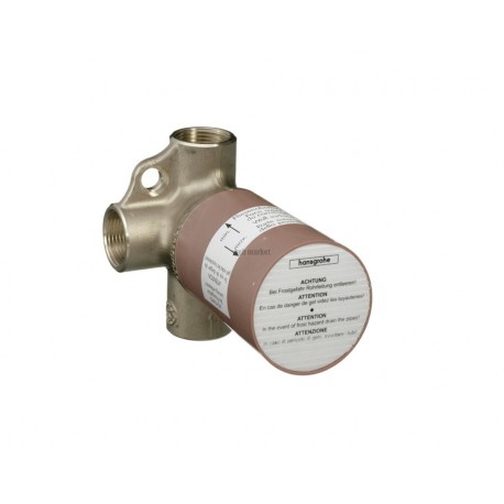 Corps d encastrement Trio avec robinet d arrêt et inverseur, limiteur de débit 60 L/min à écoulement libre réf. 15981180