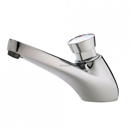 Robinet de lavabo P605 fixation sur plage chaud raccord 12 x 14 10 à 20 NF réf. 64622