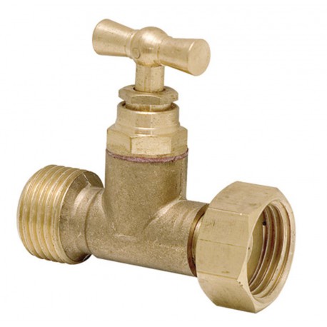 Robinet droit chasse 3 / 8 chromé réf. 329951