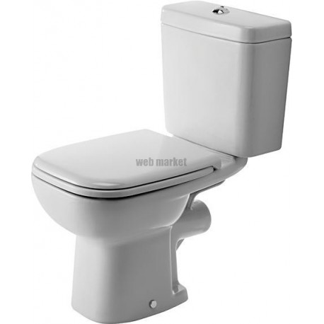 Pack WC D-CODE, alimentation latérale, sortie horizontale, Blanc Réf. 0130090001