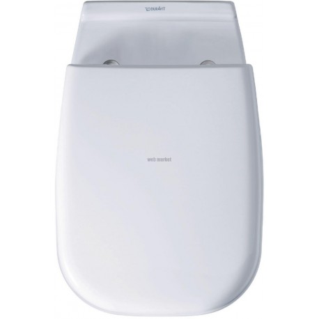 Abattant charnières inox D-CODE, Blanc réf. 67310000