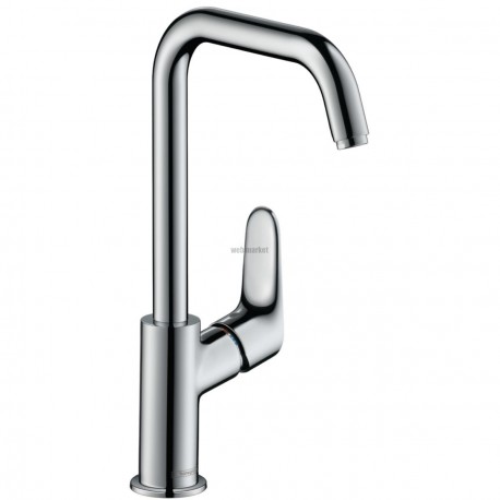 Mitigeur de lavabo bec haut FOCUS 240 Chromé réf. 31609000