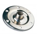 Contre-bride inox diamètre 155mm sortie 26x34 pour réservoirs de 19 à 100 litres 937321
