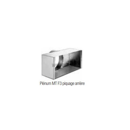 ALDES Plénum isolé RE F0 avec piquage côté D160 pour diffuseur SF/AF704 225x225 mm