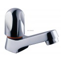 Robinet indépendant GALEO pour lavabo ou lave-mains eau chaude tête céramique poignées métal réf. E72923-CP