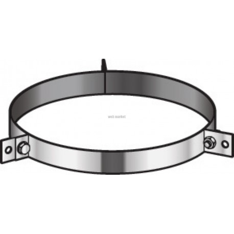 Collier pour hauban THERMINOX TI, diamètre 180 mm CHI 180 TZ / réf. 20180060