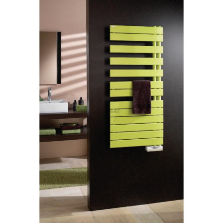 Sèche-serviettes  électrique Fassane Spa  asymétrique droite 1000 W hauteur 1723 mm largeur 550 mm blanc réf. TFR-100-055TF