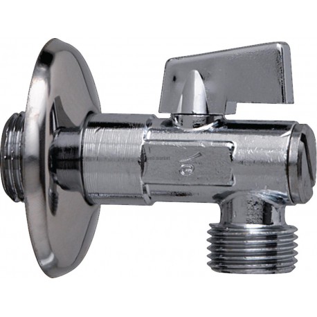 Robinet d arrêt filtre Equerre M15 x 21 - m12 x 17 réf. 29870