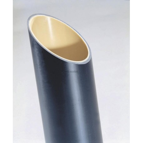 Tube isophonique à bouts chanfreinés PVC FRIAPHON diamètre 125 mm longueur 3m Réf. STUB135/NOUVELLE REF GPIPE135