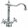 Mélangeur lavabo Chambord bec potence mobile chrome avec vidage réf. CH11151