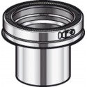 Réduction conique gauffré THERMINOX TI, diamètre 130 mm P130TZ 125G / réf. 21130108