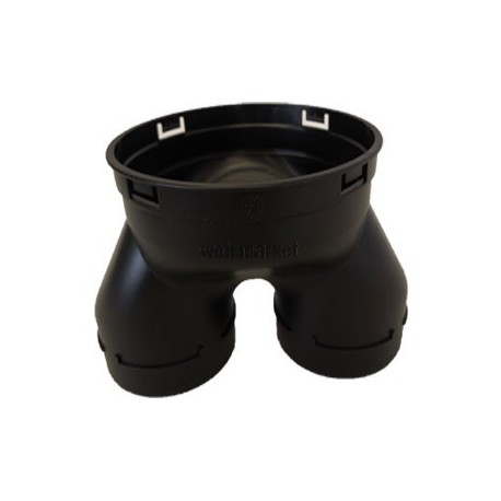 Culotte Optiflex® Easyclip diamètre 125 mm pour 2 conduits diamètre 90 mm