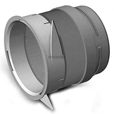 Raccord Optiflex Easyclip Manchette souple D125