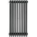 Radiateur VUELTA eau chaude étroit 4 colonnes 1470 w haut 1200 largeur 490 10 éléments blanc réf. M6C4-10-120