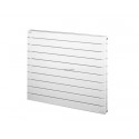 Radiateur FASSANE eau chaude horizontal double 953 w haut 518 largeur 1000 7 éléments blanc réf. VXD-051-100
