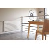 Radiateur FASSANE eau chaude horizontal double 953 w haut 518 largeur 1000 7 éléments blanc réf. VXD-051-100