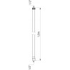 Flexible douche silver 1,50 m réf. 836T1