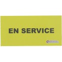 Etiquette non autocollante En service - Hors service Réf 215278