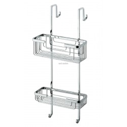 Porte objet à suspendre douche 2 bacs LAIT/ACIE OLTRE collection Réf 56831300A00