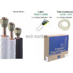 KIT INSTALLATION FLARE 3/8-5/8 PE BLANC 17M 5G15