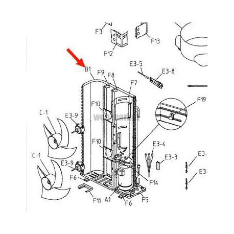 CONDENSEUR A AIR  3PW20051-1-Daikin