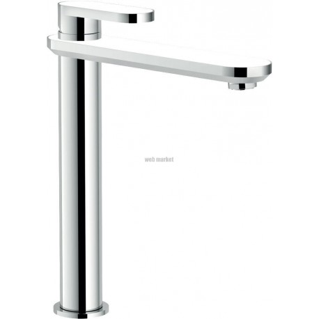Mitigeur lavabo Dress corps haut vidage push 1  1/4 noir 0901 - 60 + chrome réf. DS106128/2C02