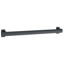 Barre droite Arsis 600 mm en aluminium epoxy anthracite réf. 049761