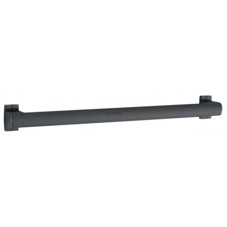 Barre droite Arsis 600 mm en aluminium epoxy anthracite réf. 049761